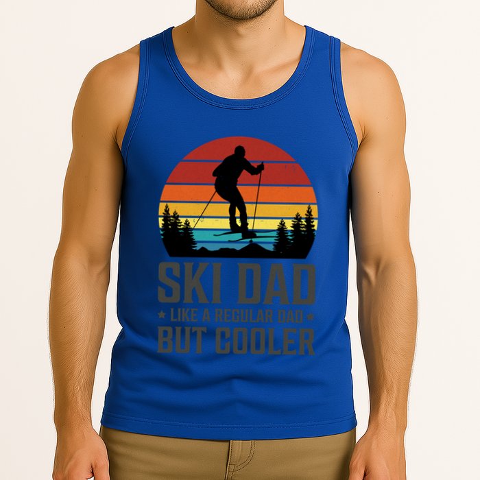 Ski Dad Like A Regular Dad But Cooler Great Fathers Day Gift Tank Top