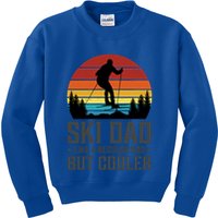 Ski Dad Like A Regular Dad But Cooler Great Fathers Day Gift Kids Sweatshirt