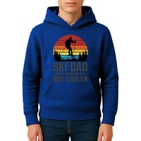 Ski Dad Like A Regular Dad But Cooler Great Fathers Day Gift Kids Hoodie