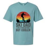 Ski Dad Like A Regular Dad But Cooler Great Fathers Day Gift Sueded Cloud Jersey T-Shirt