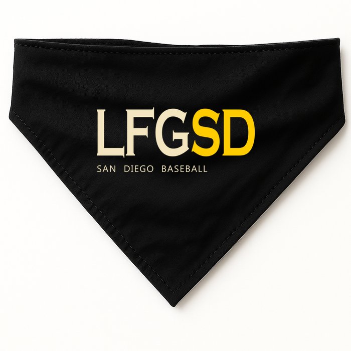 San Diego LFGSD Let's Go SD Baseball Trending USA-Made Doggie Bandana