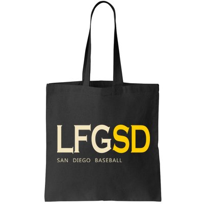 San Diego LFGSD Let's Go SD Baseball Trending Bag