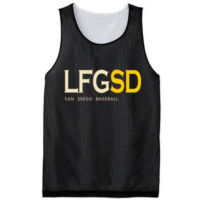 San Diego LFGSD Let's Go SD Baseball Trending Mesh Reversible Basketball Jersey Tank