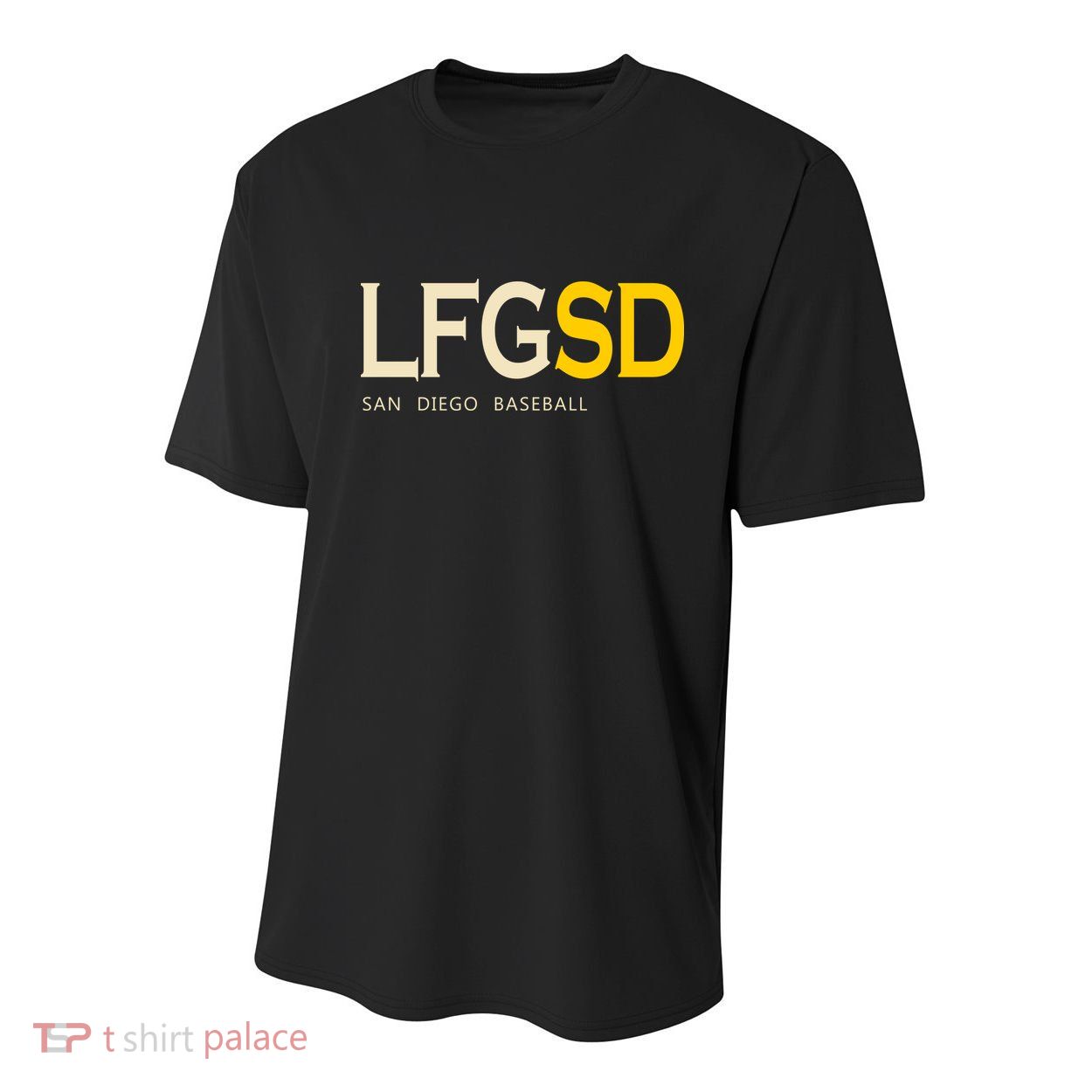 San Diego LFGSD Let's Go SD Baseball Trending Youth Performance Sprint T-Shirt