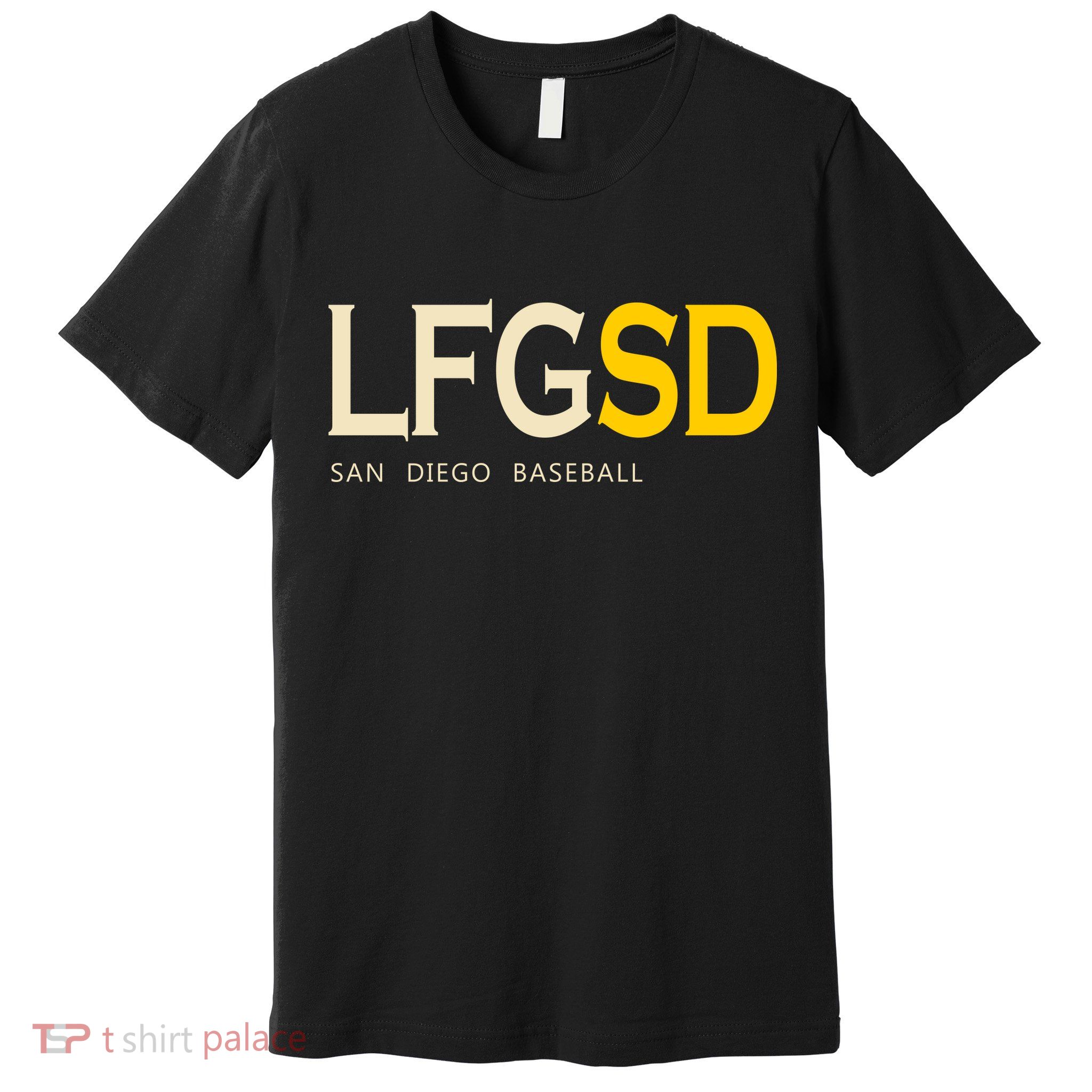 San Diego LFGSD Let's Go SD Baseball Trending Premium T-Shirt