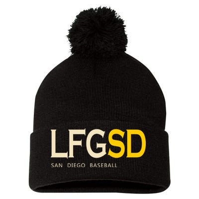 San Diego LFGSD Let's Go SD Baseball Trending Pom Pom 12in Knit Beanie