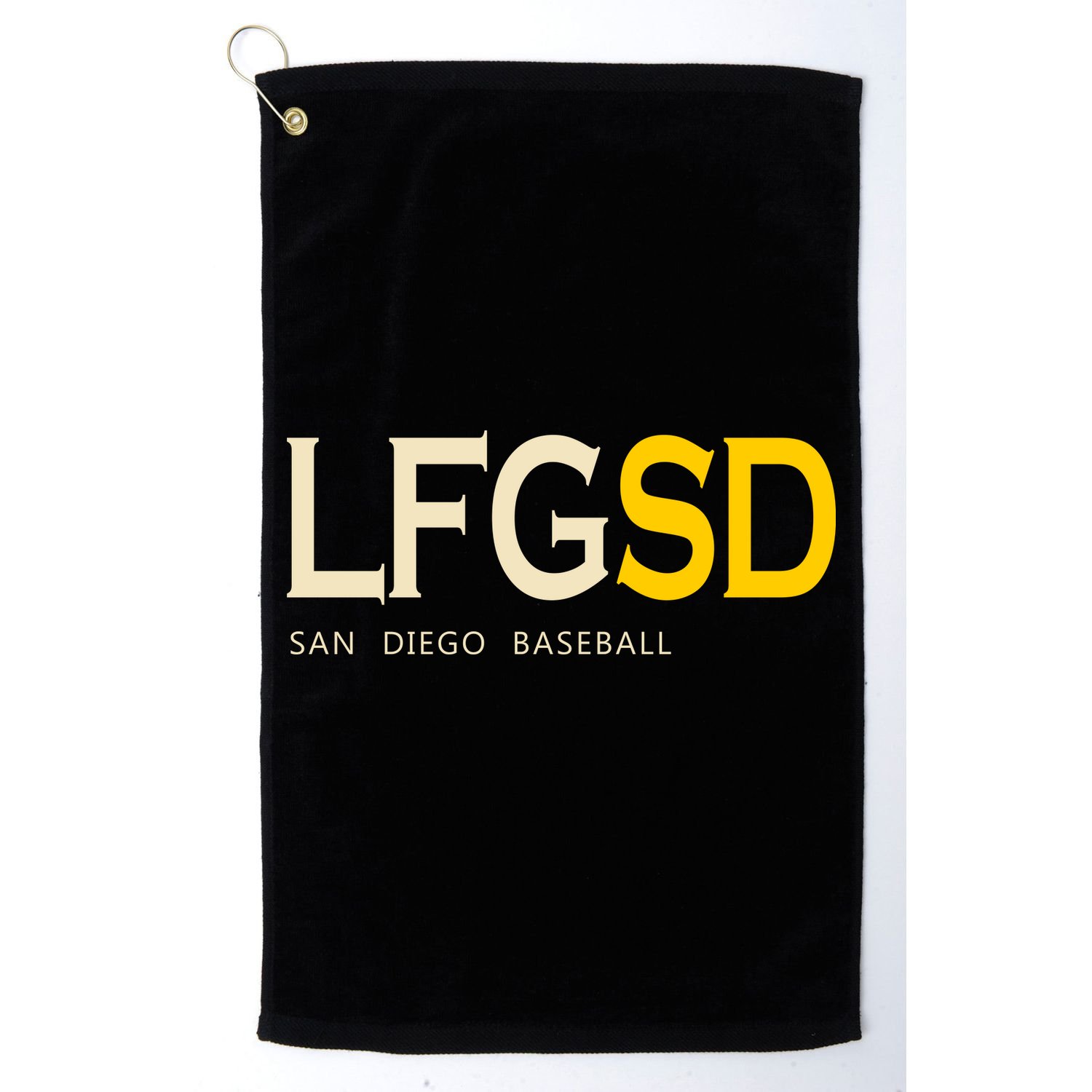 San Diego LFGSD Let's Go SD Baseball Trending Golf Towel