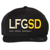 San Diego LFGSD Let's Go SD Baseball Trending Wool Snapback Cap