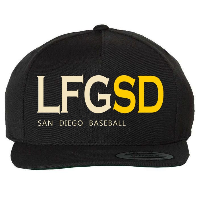 San Diego LFGSD Let's Go SD Baseball Trending Wool Snapback Cap