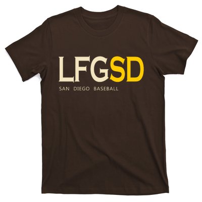 San Diego LFGSD Let's Go SD Baseball Trending T-Shirt