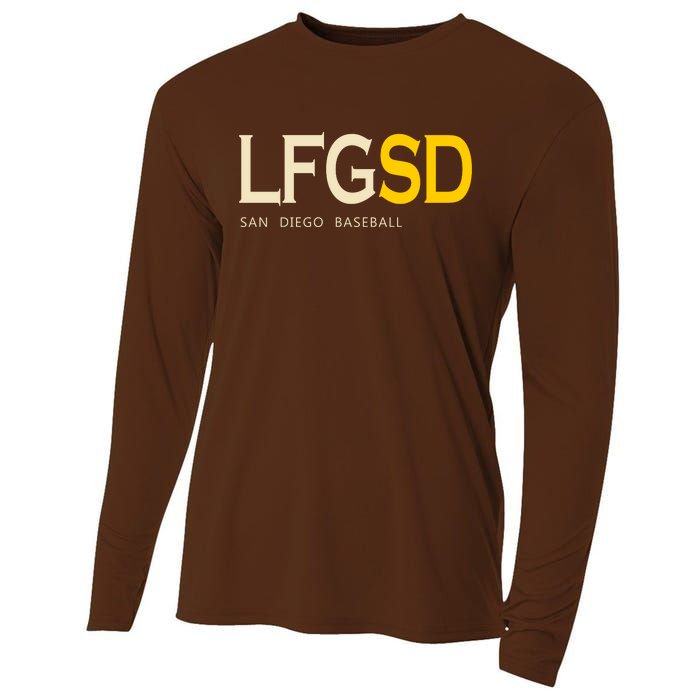 San Diego LFGSD Let's Go SD Baseball Trending Cooling Performance Long Sleeve Crew