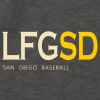 San Diego LFGSD Let's Go SD Baseball Trending Vector Backpack
