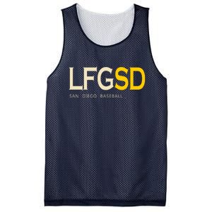 San Diego LFGSD Let's Go SD Baseball Trending Mesh Reversible Basketball Jersey Tank