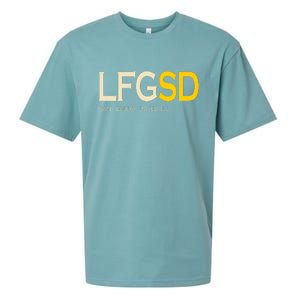 San Diego LFGSD Let's Go SD Baseball Trending Sueded Cloud Jersey T-Shirt