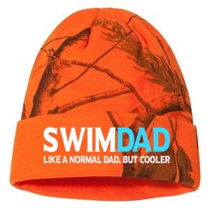 Swim Dad Like A Normal Dad But Cooler Funny Definition Great Gift Kati Licensed 12" Camo Beanie