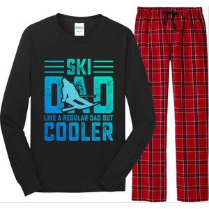 Ski Dad Like A Regular Dad But Cooler Funny Quote Great Gift Long Sleeve Pajama Set