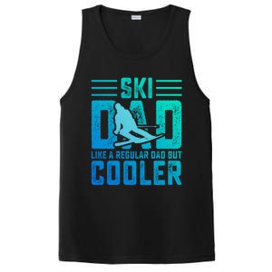 Ski Dad Like A Regular Dad But Cooler Funny Quote Great Gift PosiCharge Competitor Tank