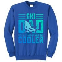 Ski Dad Like A Regular Dad But Cooler Funny Quote Great Gift Tall Sweatshirt