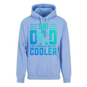 Ski Dad Like A Regular Dad But Cooler Funny Quote Great Gift Unisex Surf Hoodie