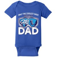 Ski Dad Like A Regular Dad Only Way Cooler A Skiing Lover Gift Baby Bodysuit