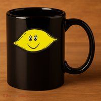 Small Dope Lemon 11oz C Handle Ceramic Mug