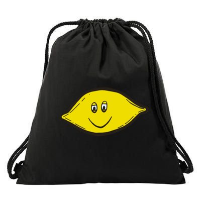 Small Dope Lemon Drawstring Bag