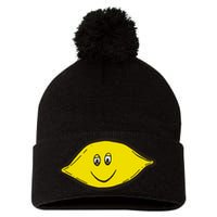 Small Dope Lemon Pom Pom 12in Knit Beanie