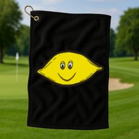 Small Dope Lemon Golf Towel