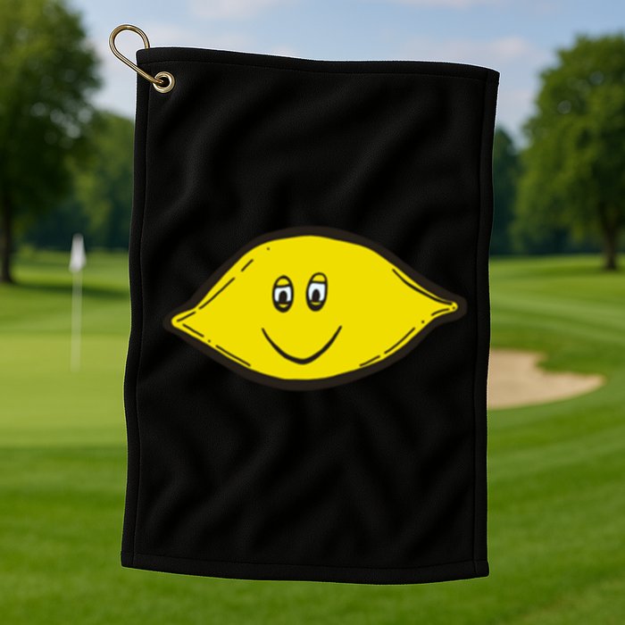 Small Dope Lemon Golf Towel