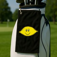 Small Dope Lemon Golf Towel