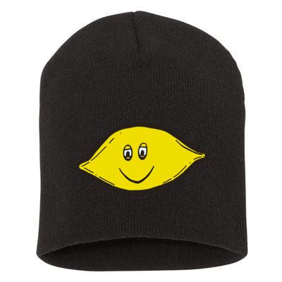 Small Dope Lemon Short Acrylic Beanie