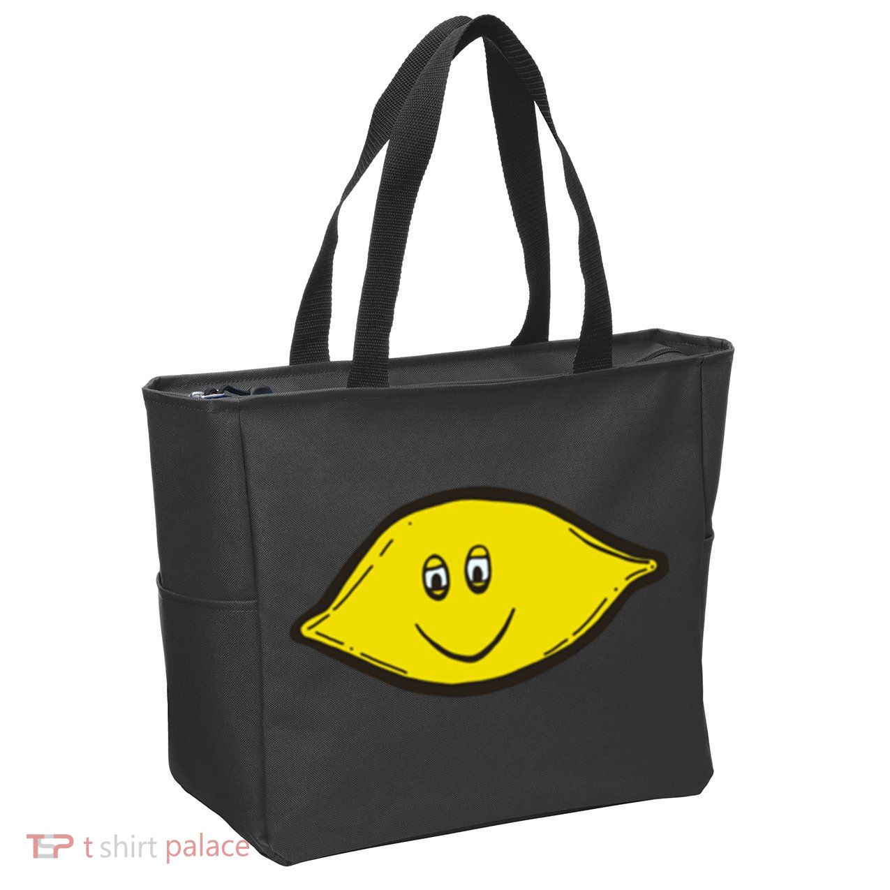 Small Dope Lemon Zip Tote Bag