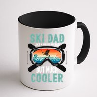 Ski Dad Like A Regular Dad But Cooler Vintage Skier Gift Mug