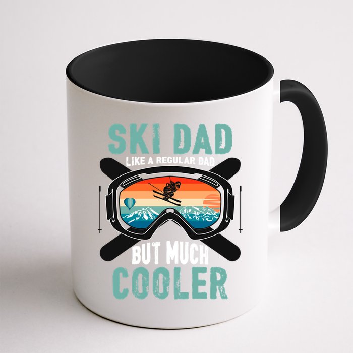 Ski Dad Like A Regular Dad But Cooler Vintage Skier Gift Mug