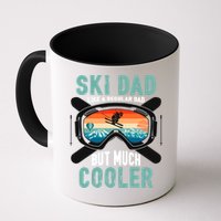 Ski Dad Like A Regular Dad But Cooler Vintage Skier Gift Mug