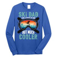 Ski Dad Like A Regular Dad But Cooler Vintage Skier Gift Long Sleeve Shirt