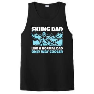 Skiing Dad Like A Regular Dad But Cooler For Father's Day Gift PosiCharge Competitor Tank