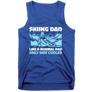 Skiing Dad Like A Regular Dad But Cooler For Father's Day Gift Tank Top