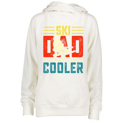 Ski Dad Like A Regular Dad But Cooler Funny Quote Gift Womens Funnel Neck Pullover Hood