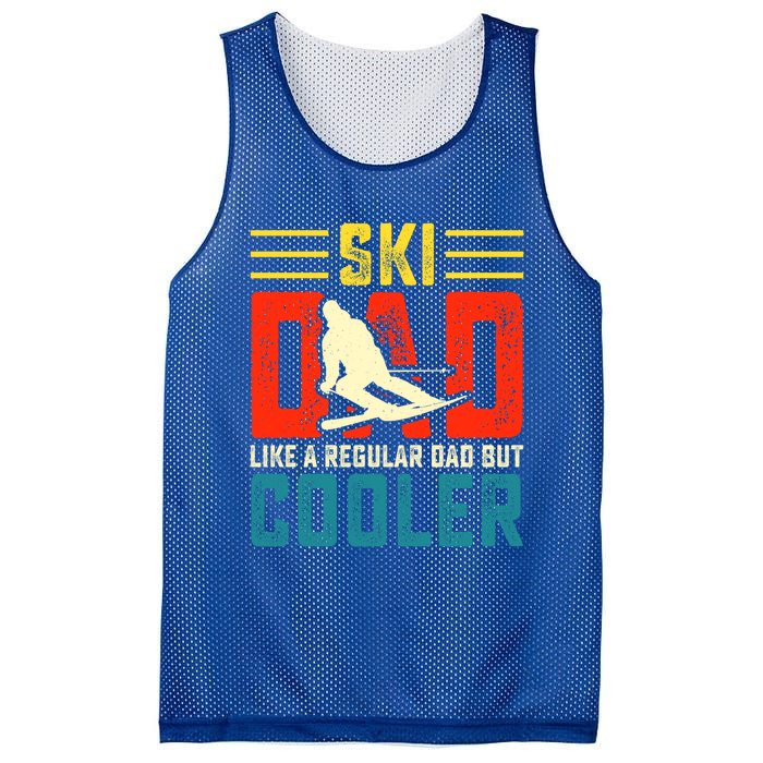 Ski Dad Like A Regular Dad But Cooler Funny Quote Gift Mesh Reversible Basketball Jersey Tank