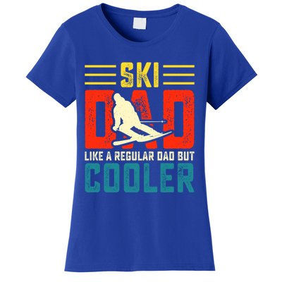 Ski Dad Like A Regular Dad But Cooler Funny Quote Gift Women's T-Shirt