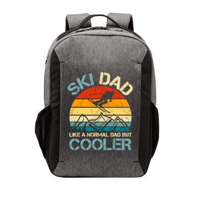 Ski Dad Like A Regular Dad But Cooler Vintage Skiing Skier Gift Vector Backpack