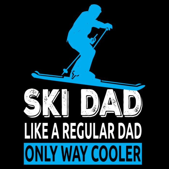 Ski Dad Like A Regular Dad Only Way Cooler Skiing Cute Gift Backpack