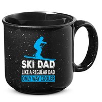 Ski Dad Like A Regular Dad Only Way Cooler Skiing Cute Gift 15oz Campfire Ceramic Mug