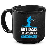 Ski Dad Like A Regular Dad Only Way Cooler Skiing Cute Gift 15oz Campfire Ceramic Mug