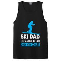Ski Dad Like A Regular Dad Only Way Cooler Skiing Cute Gift PosiCharge Competitor Tank