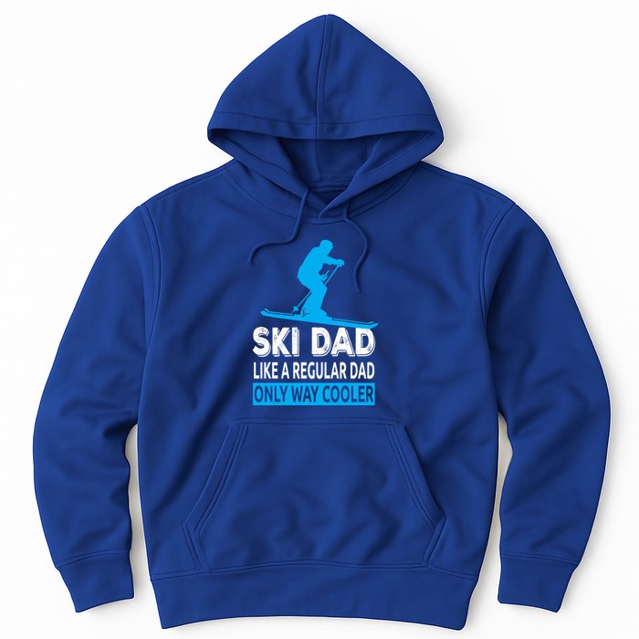 Ski Dad Like A Regular Dad Only Way Cooler Skiing Cute Gift Hoodie