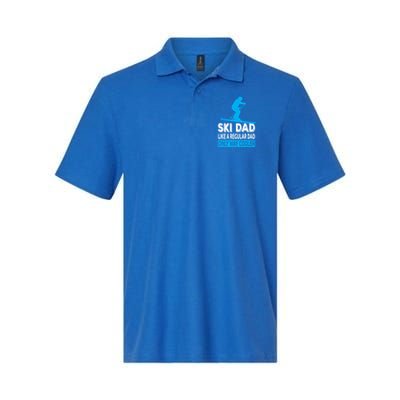 Ski Dad Like A Regular Dad Only Way Cooler Skiing Cute Gift Polo