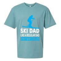 Ski Dad Like A Regular Dad Only Way Cooler Skiing Cute Gift Sueded Cloud Jersey T-Shirt