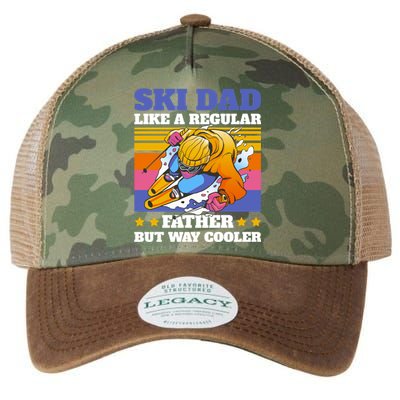 Ski Dad Like A Regular Dad But Way Cooler For Fathers Day Gift Legacy Tie Dye Trucker Hat